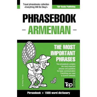English-Armenian phrasebook and 1500-word dictionary