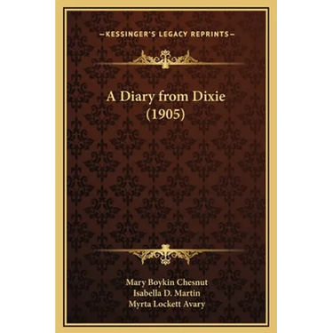 A Diary from Dixie (1905)