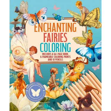 Enchanting Fairies Coloring Kit: Includes a 64-Page Book, 6 Frameable Coloring Prints and 10 Pencils