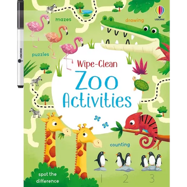 Wipe-Clean Zoo Activities