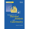Principles of Thermal Analysis and Calorimetry