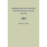 Marriages and Deaths from the Baltimore Patriot, 1820-1824