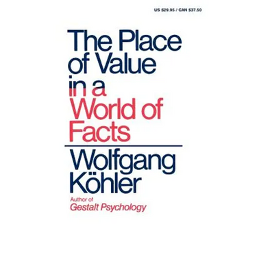The Place of Value in a World of Facts
