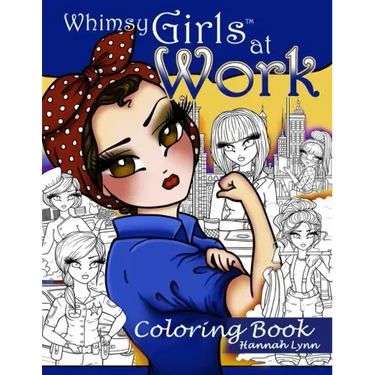 Whimsy Girls at Work Coloring Book