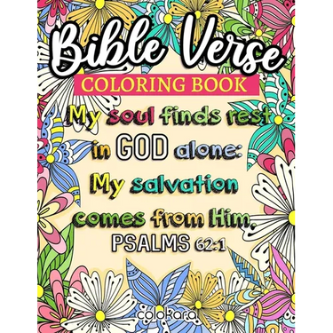 Bible Verse Coloring Book: 50 Inspirational Verses to Color and Reflect