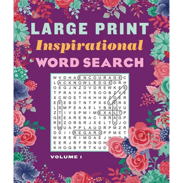 Large Print Inspirational Word Search Volume 1