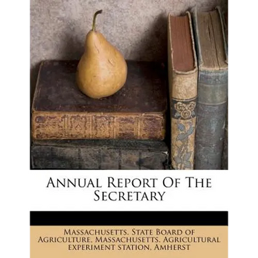 Annual Report Of The Secretary