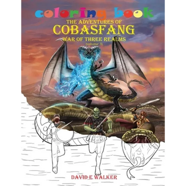 Coloring Book The Adventures of Cobasfang: War of Three Realms
