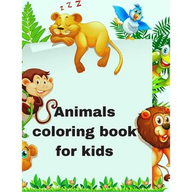 Animal coloring book for kids: 40 Animals Including Farm Animals, Jungle Animals, Woodland Animals and Sea Animals (Jumbo Coloring Activity Book ...