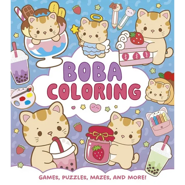 Boba Coloring: Games, Puzzles, Mazes and More!