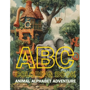 ABC Coloring Book: Animal Alphabet Adventure!