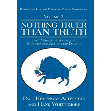 Nothing Truer Than Truth: Fact Versus Fiction in the Shakespeare Authorship Debate
