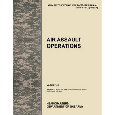 Air Assault Operations: The Official U.S. Army Tactics, Techniques, and Procedures Manual Attp 3-18.12 (FM 90-4), March 2011