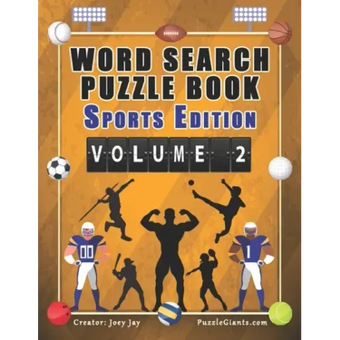 Word Search Puzzle Book Sports Edition Volume 2