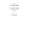 Vestry Book of St. Paul's Parish, Hanover County, Virginia, 1706-1786