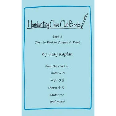 Handwriting Clues Club - Book 1: Clues to Find in Cursive & Print