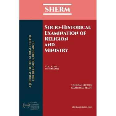 SHERM Journal Vol. 4, No. 1: A Journal of the Global Center for Religious Research