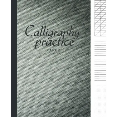 Calligraphy paper practice: Calligraphy Workbook Hand Writing dot book Lettering parchment beginner alphabet sheets books