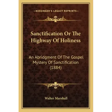 Sanctification Or The Highway Of Holiness: An Abridgment Of The Gospel Mystery Of Sanctification (1884)