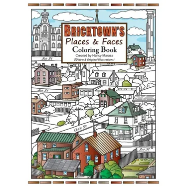 Bricktown's Places & Faces Coloring Book