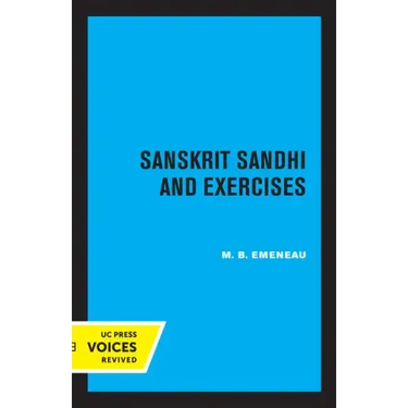 Sanskrit Sandhi and Exercises, Revised Edition