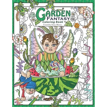 Garden Fantasy Coloring Book