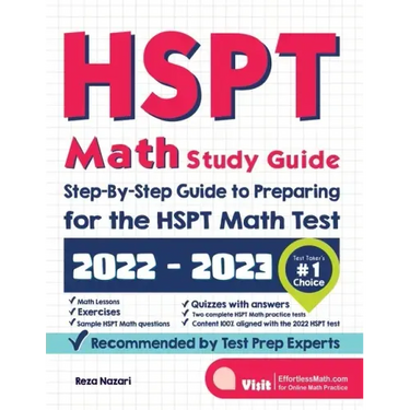 HSPT Math Study Guide: Step-By-Step Guide to Preparing for the HSPT Math Test
