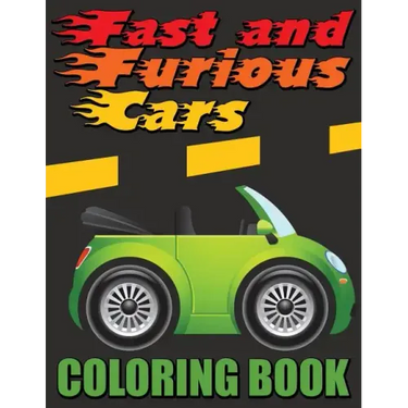 Fast and Furious Cars Coloring Book