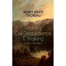 Walden, Civil Disobedience & Walking (3 Classics in One Volume): Three Most Important Works of Thoreau, Including Author's Biography
