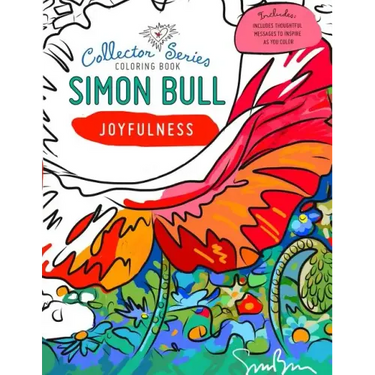 Simon Bull Coloring Book: Joyfulness
