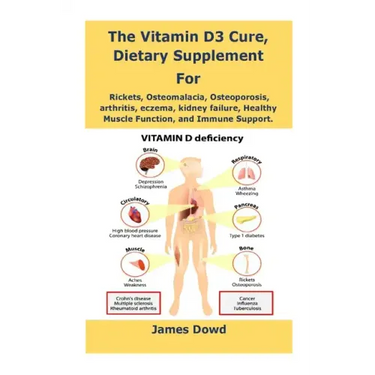 The Vitamin D3 Cure, Dietary supplement for Rickets, Osteomalacia, Osteoporosis, arthritis, eczema, kidney failure, Healthy Muscle Function, and Immun