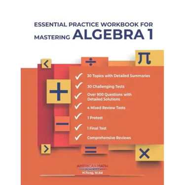 Essential Practice Workbook for Mastering Algebra 1