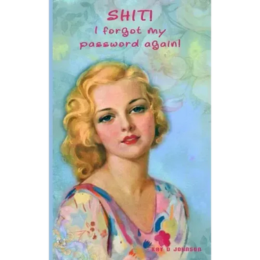 Shit! I forgot my password again!: Internet security password with 312 sections for internet passwords for addresses and usernames, humorous cover A-Z