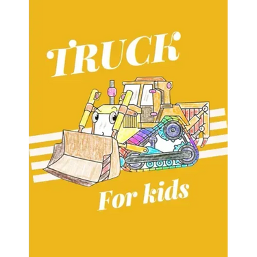 Truck for kids: A funny car activity book for kids ages 4-8 -(A-Z ) Handwriting & Number Tracing & The maze game & Coloring page (Book