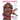 Makeup Charts - Face Charts for Makeup Artists: Black Model - INVERTED TRIANGLE face shape