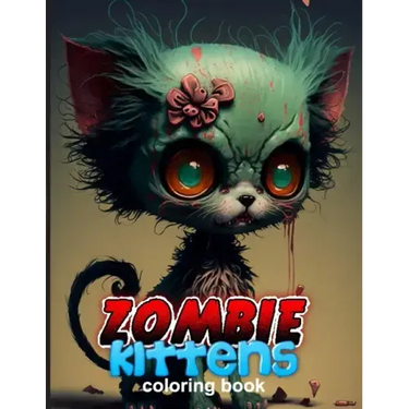 Zombie Kittens Coloring Book