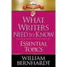 What Writers Need to Know: Essential Topics
