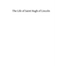 The Life of Saint Hugh of Lincoln