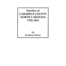 Families of Cabarrus County, North Carolina, 1792-1815