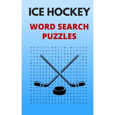Ice Hockey Word Search Puzzles: 5x8 Puzzle Book for Adults and Teens with Solutions