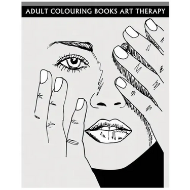 Adult Colouring Books Art Therapy: Anti-Stress Art Therapy For Busy People (Sketch Coloring Book)