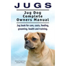 Jugs. Jug Dog Complete Owners Manual. Jug book for care, costs, feeding, grooming, health and training. Jug dogs.