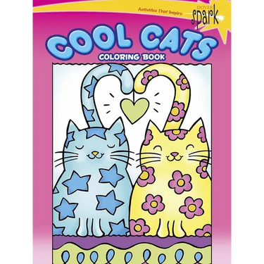 Spark Cool Cats Coloring Book
