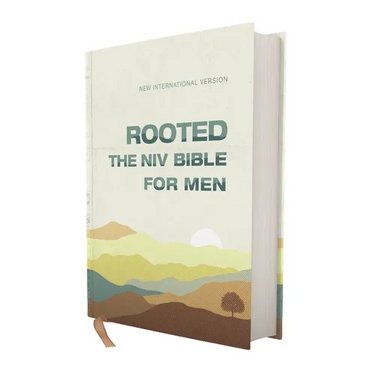 Rooted: The NIV Bible for Men, Hardcover, Cream, Comfort Print