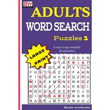 ADULTS WORD SEARCH Puzzles 1
