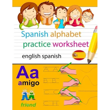 spanish alphabet practice worksheet english spanish: spanish alphabet chart, alphabet names, alphabet to english, english to spanish alphabet, learn s