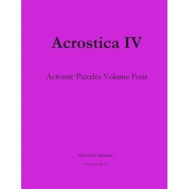 Acrostica IV: Acrostic Puzzles Volume Four