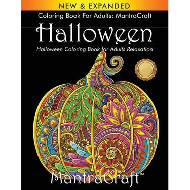 Coloring Book for Adults: MantraCraft Halloween: Halloween Coloring Book for Adults Relaxation