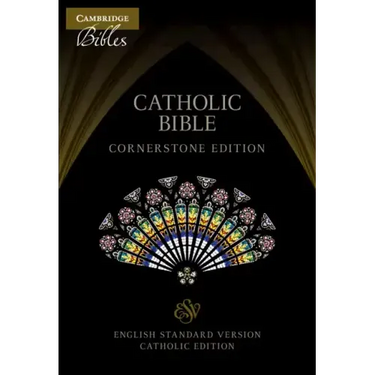 Esv-Ce Catholic Bible, Cornerstone Edition, Black Imitation Leather, Esc662: T
