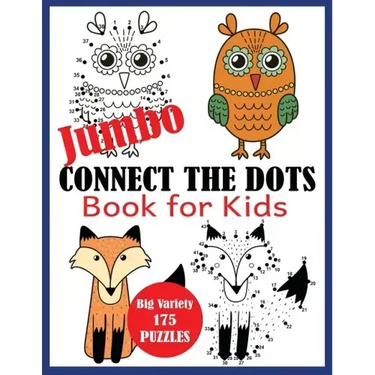 Jumbo Connect the Dots Book for Kids: Big Variety 175 Puzzles